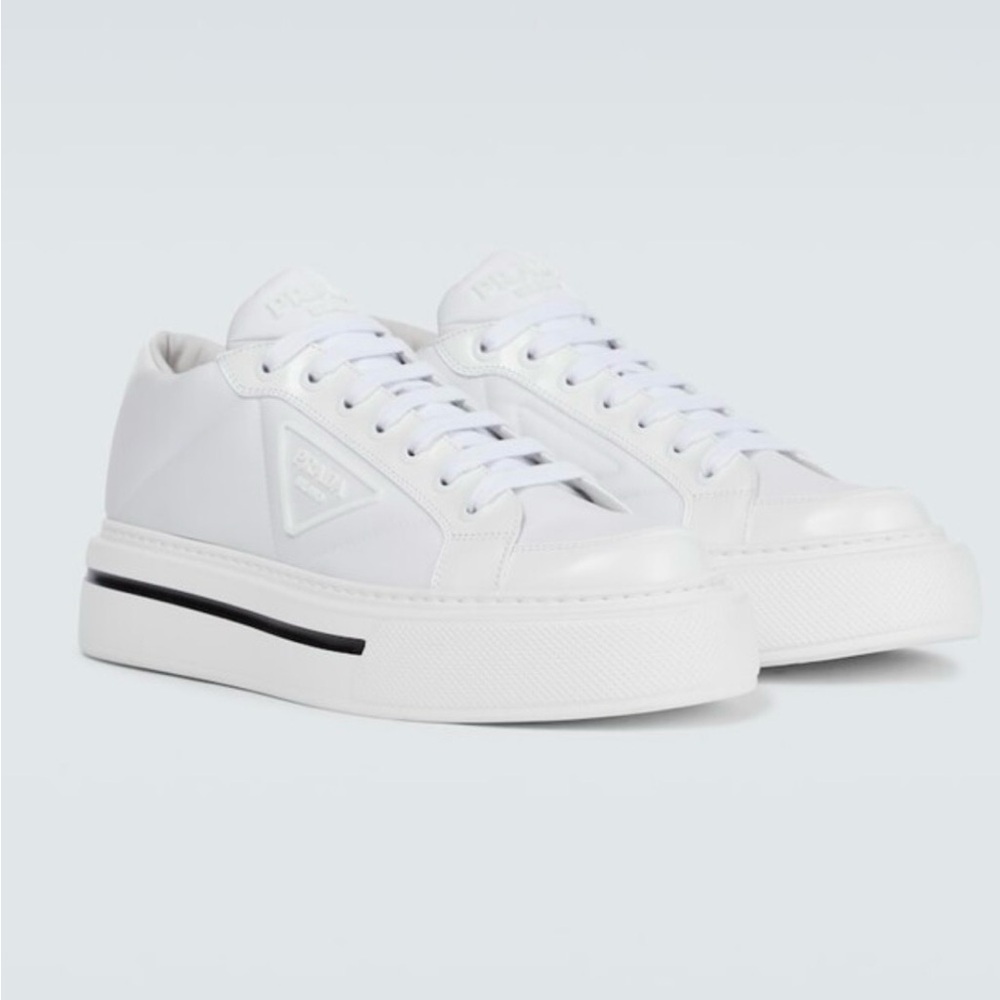 Prada White Mens Sneakers size 8 NWT